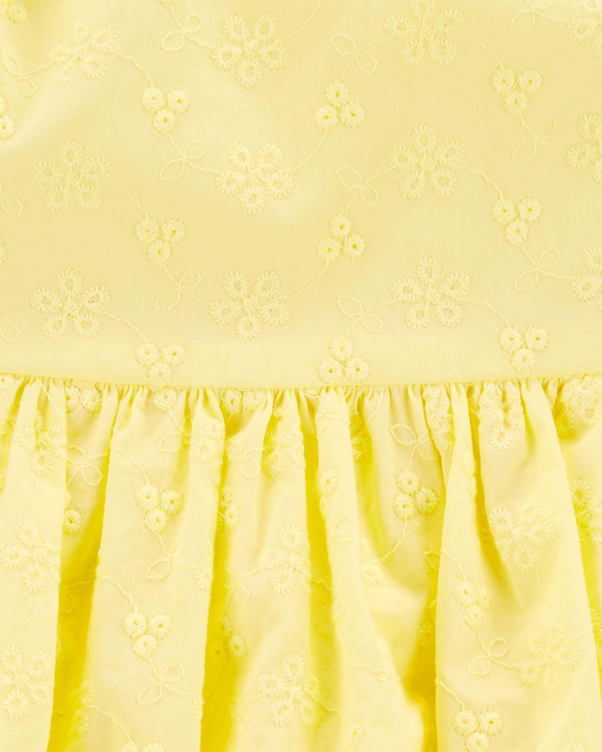 Pastel yellow babydoll dress shop