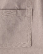 Tout-petit gar&ccedil;on - Short tiss&eacute; avec poches - Taupe, image 3 sur 3 diapositives
