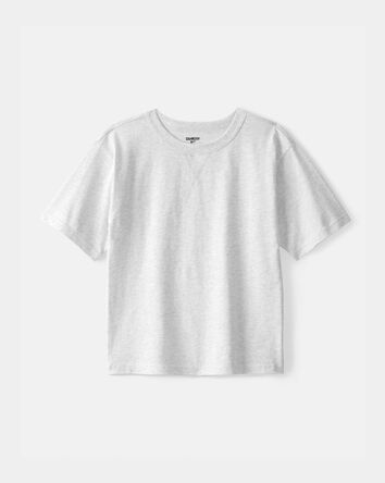 Gar&ccedil;ons - T-shirt &agrave; manches courtes - Gris chin&eacute;, 
