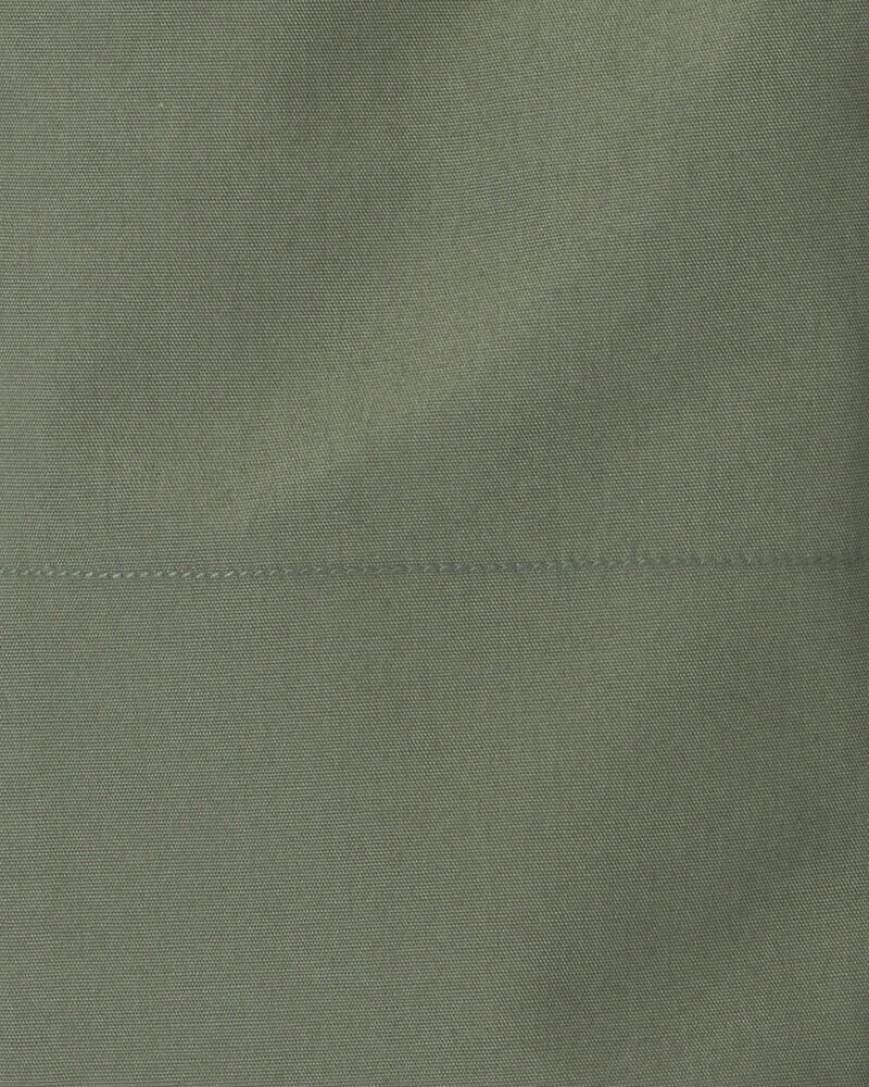 Toddler Boy Canvas Joggers - Olive Green, image 3 of 4 slides