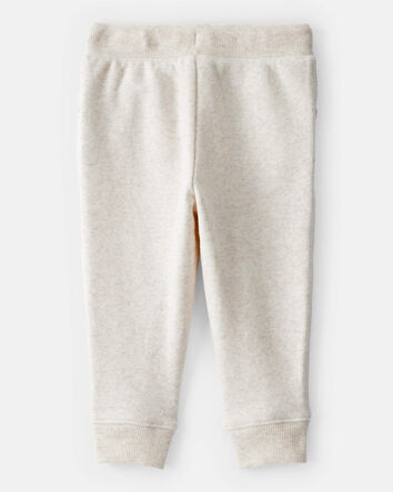 Baby Girl Solid French Terry Drawstring Joggers, 