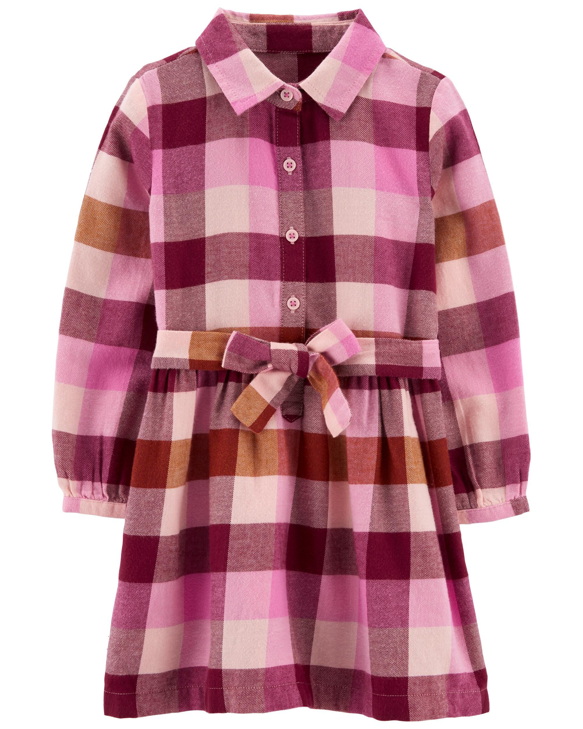 Plaid shirt dress canada shop