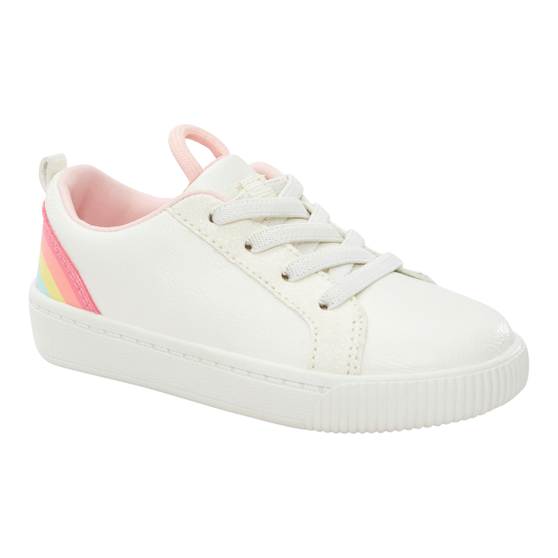 Girls rainbow sneakers clearance