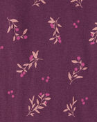 Baby Girl 5-Pack Bear Floral Multipack Bodysuits - White/Pink/Purple, image 4 of 7 slides