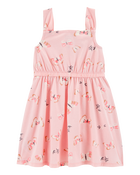 Tout-petit Robe sans manches à motifs de papillons, image 2 sur 4 diapositives