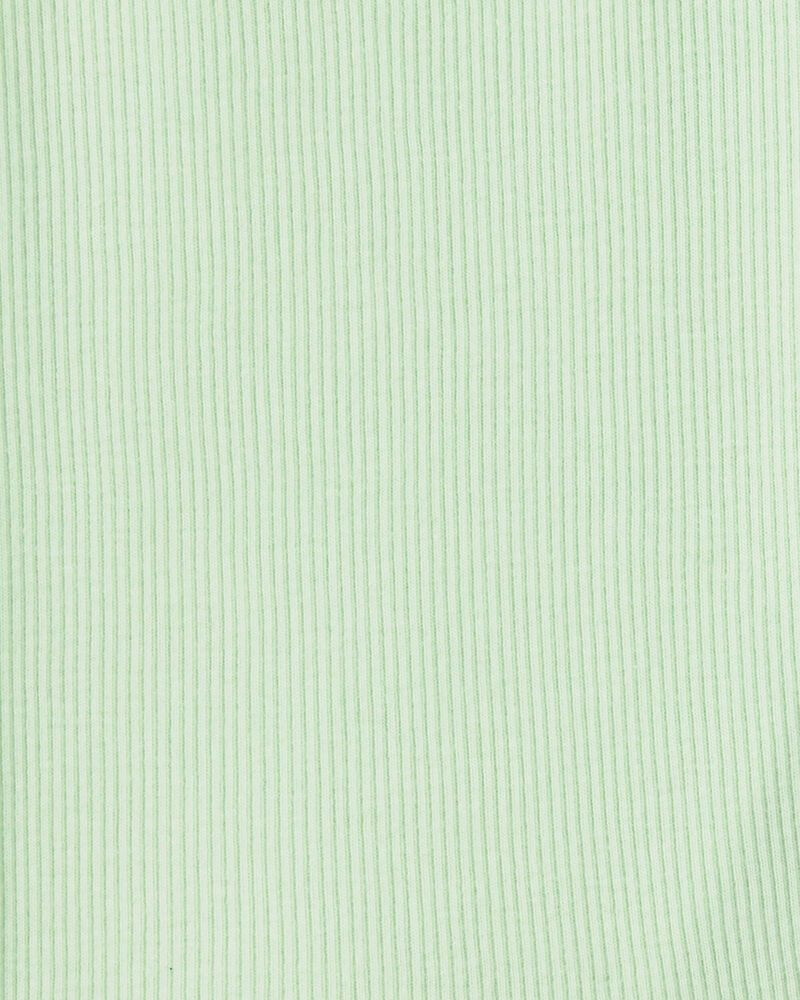 Filles - Short de cycliste, couleur unie - Vert, image 3 sur 3 diapositives