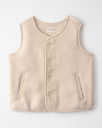 Tout-petit - Gilet en molleton teddy recycl&eacute;, 