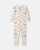 Baby 1-Piece North Pole Christmas PurelySoft&trade; Snug Fit Pyjama - Cream, image 2 of 9 slides