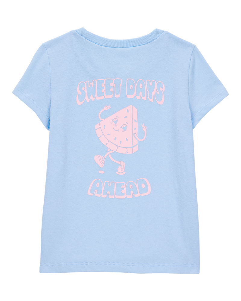 Toddler Heart Short-Sleeve Graphic Tee - Blue, image 2 of 4 slides