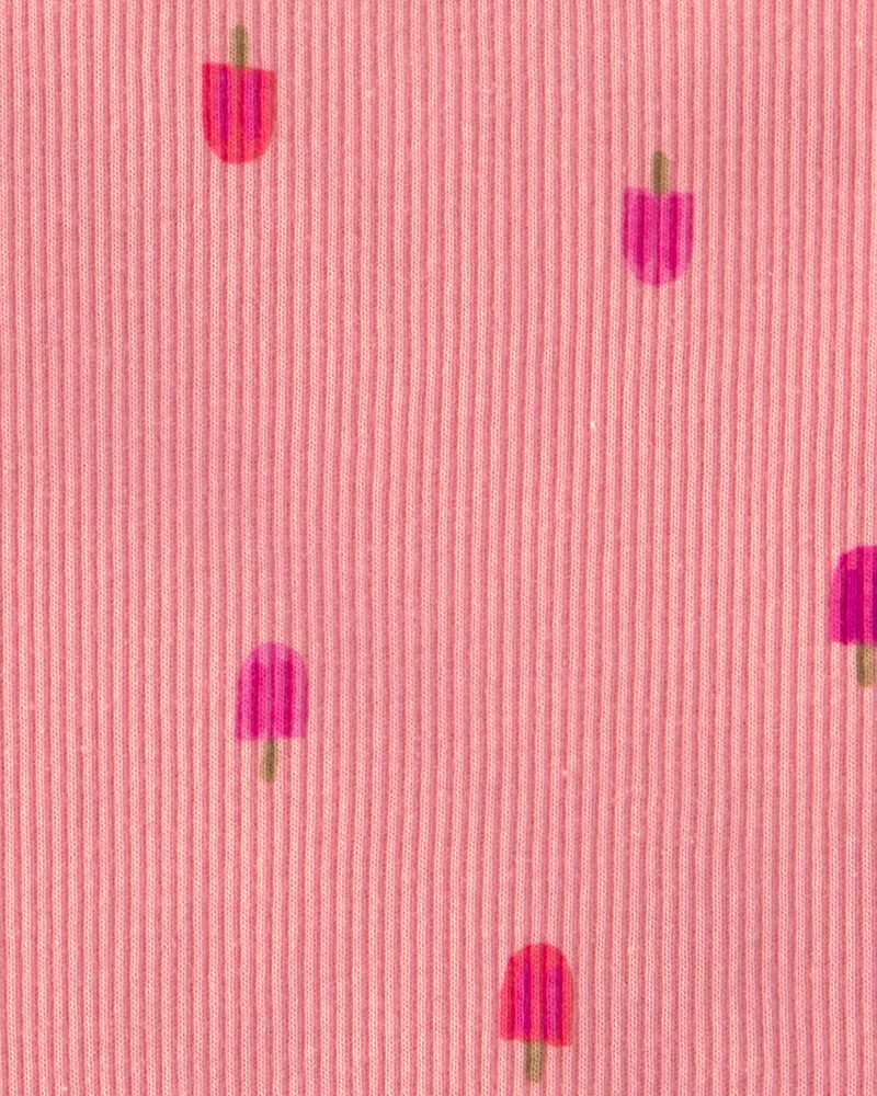 Baby Girl 2-Piece Popsicle Top & Short Set - Pink, image 2 of 3 slides
