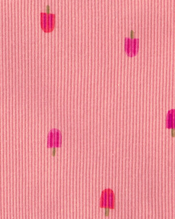 Baby Girl 2-Piece Popsicle Top & Short Set - Pink, 