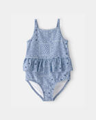 Tout-petit fille - Maillot de bain 1 pi&egrave;ce bandana pour fille - Bleu, image 1 sur 3 diapositives