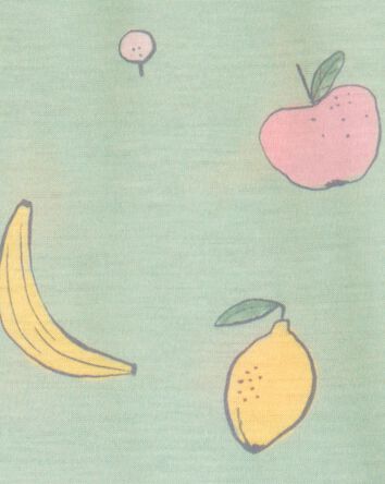 Kid 2-Piece Fruit Loose Fit Pyjamas - Green, 
