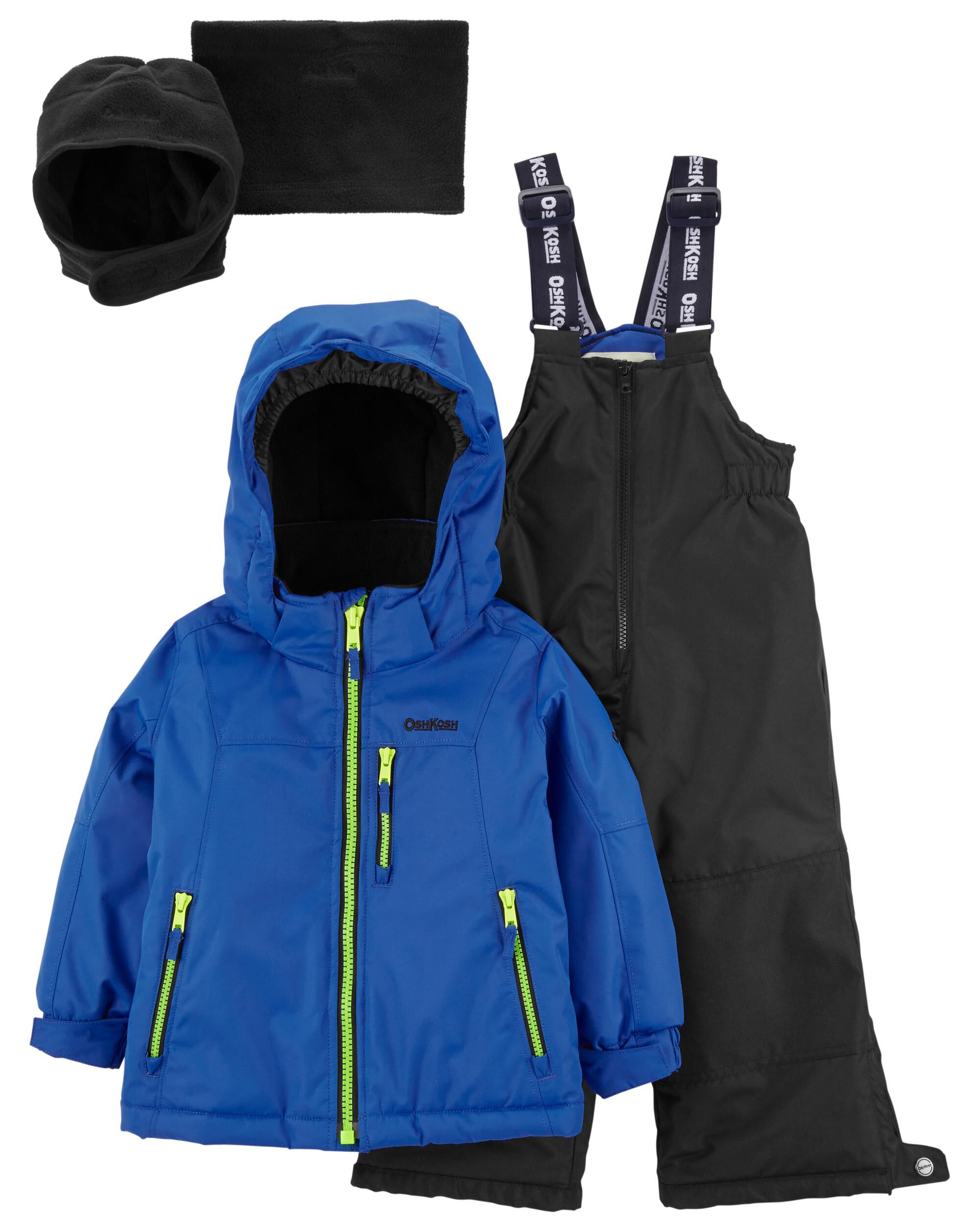 Multi 2 Piece Snowsuit With Bonus Hat Neck Warmer Carter s Canada