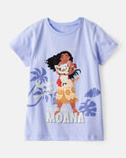 Girls Disney© Moana Short-Sleeve Graphic Tee - Blue, image 1 of 3 slides