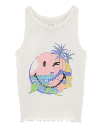Enfant Débardeur imprimé SmileyWorld - Crème, 