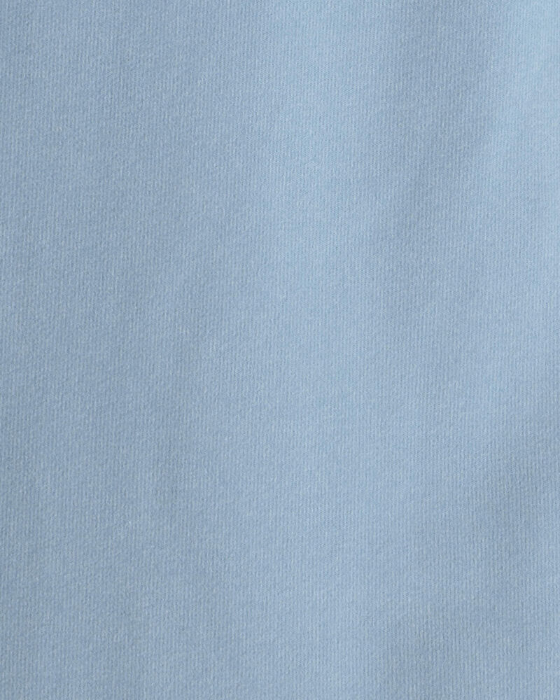 Girls Ribbed Pull-On Pants - Blue, image 3 of 4 slides