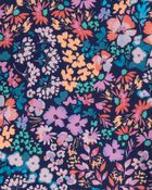 Toddler Girl 2-Piece Floral Long-Sleeve Rashguard Swimsuit Set, image 3 of 4 slides