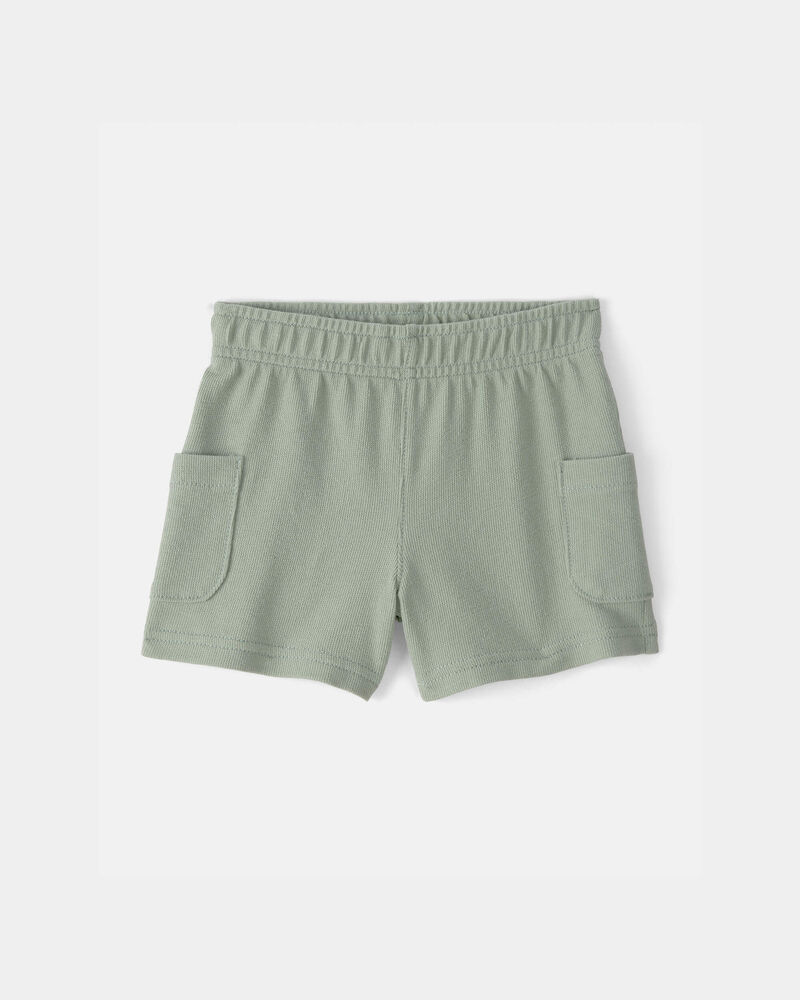 Toddler Boy 2-Piece Top & Short Set - Green, image 5 of 6 slides