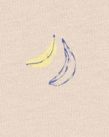 Kid Banana Print Short-Sleeve Tee - Brown, 