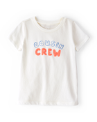 Toddler Girl Cousin Crew Short-Sleeve Graphic Tee -White, image 1 of 3 slides