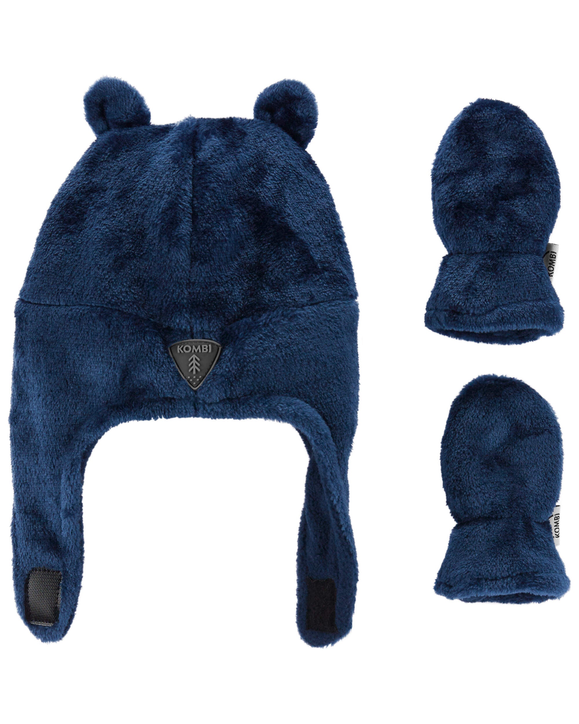 Navy Baby KOMBI Velboa Hat Mitten Set Carter s Oshkosh Canada