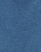Baby Pull-On French Terry Rec Shorts - Blue, image 3 of 4 slides