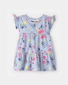 Baby Girl Bluey&trade; Floral Dress - Blue, image 1 of 3 slides