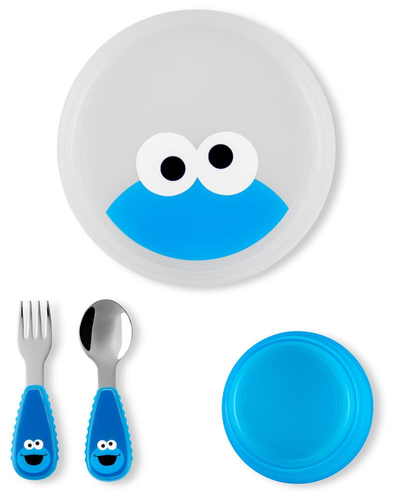 Sesame Street Mealtime Set - Cookie Monster, image 2 of 2 slides