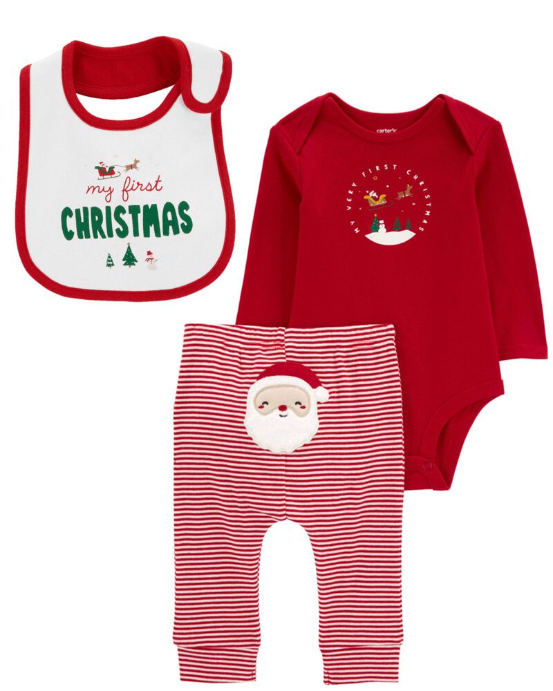 Baby 3-Piece My First Christmas Set, image 1 of 6 slides