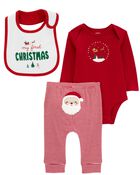 Baby 3-Piece My First Christmas Set, image 1 of 6 slides