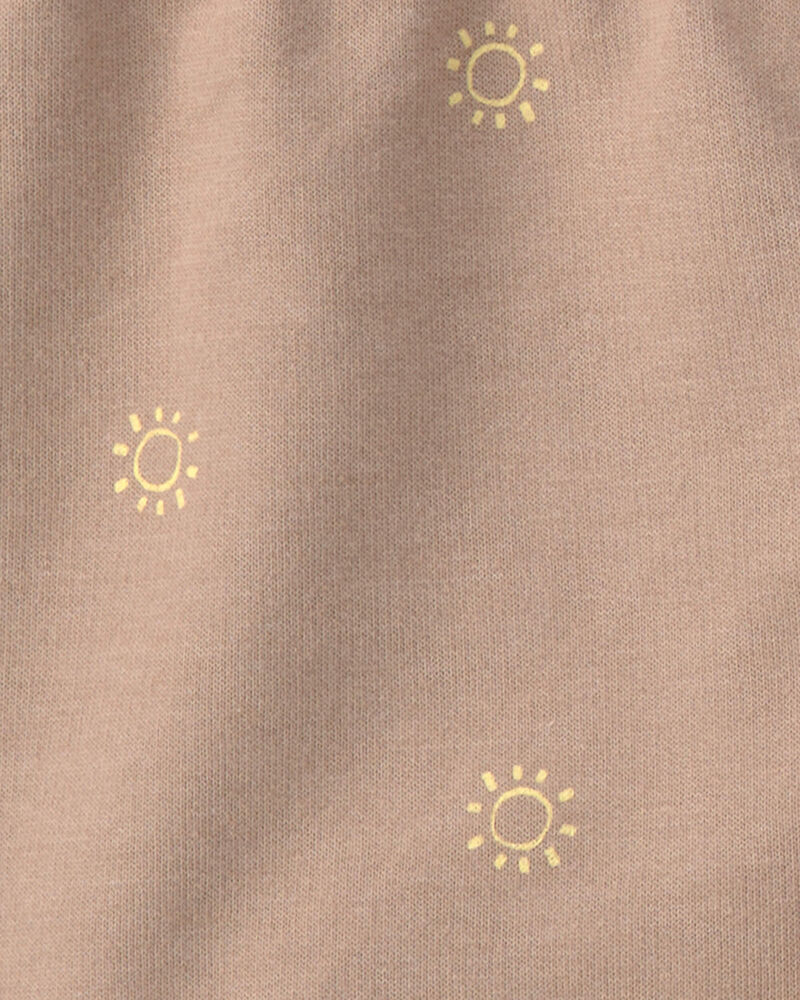 Toddler Boy 2-Piece 'Stay Bright' Top & Short Set - Brown, image 3 of 4 slides