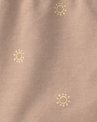 Toddler Boy 2-Piece 'Stay Bright' Top & Short Set - Brown, image 3 of 4 slides