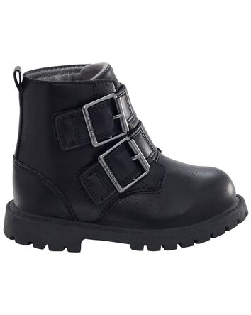 Toddler Buckle Boots, 