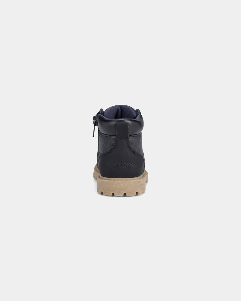 Toddler Boy Fashion Boot - Black, image 3 of 6 slides