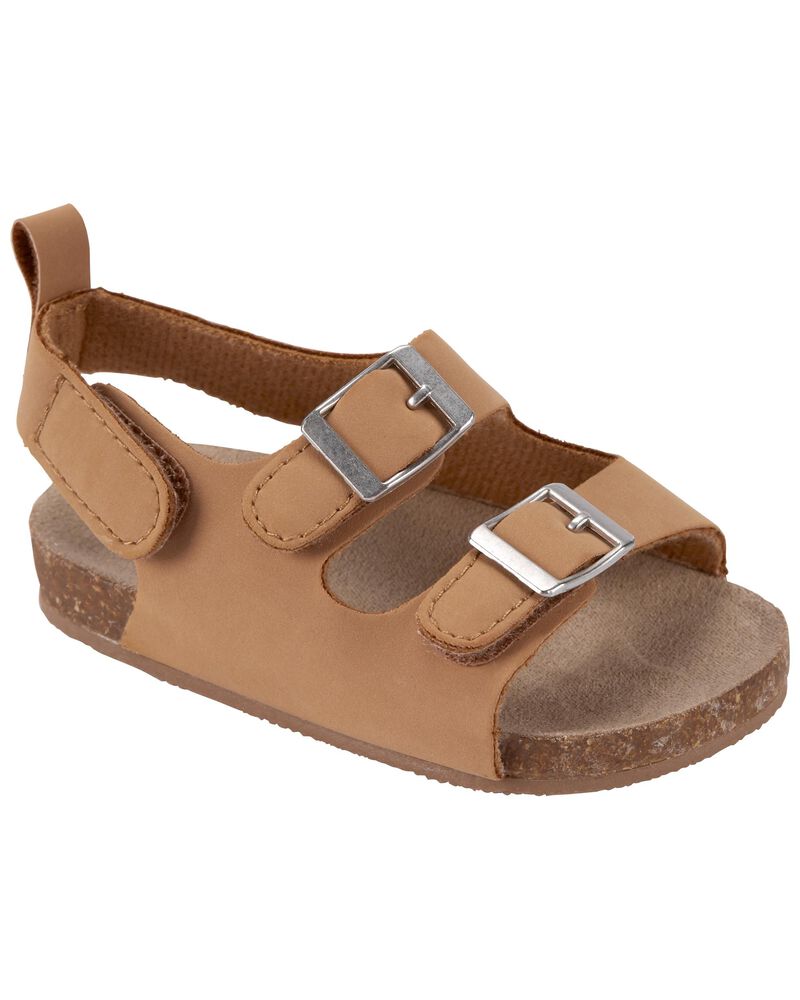 Cork Sandal Baby Shoes, image 1 of 8 slides