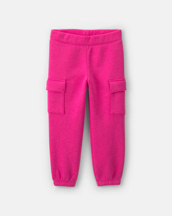 B&eacute;b&eacute; fille - Ensemble en molleton haut &agrave; manches longues &agrave; motif c&oelig;ur et pantalon - Rose, 