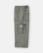 Toddler Boy Splatter Paint Wide-Leg Carpenter Pants - Green, image 3 of 5 slides