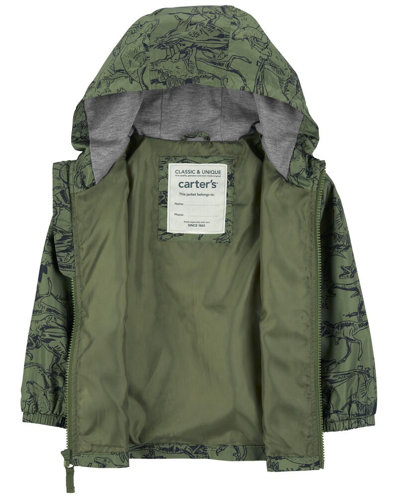 Baby Dino Print Jacket, image 2 of 3 slides