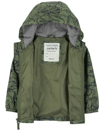 Baby Dino Print Jacket, 