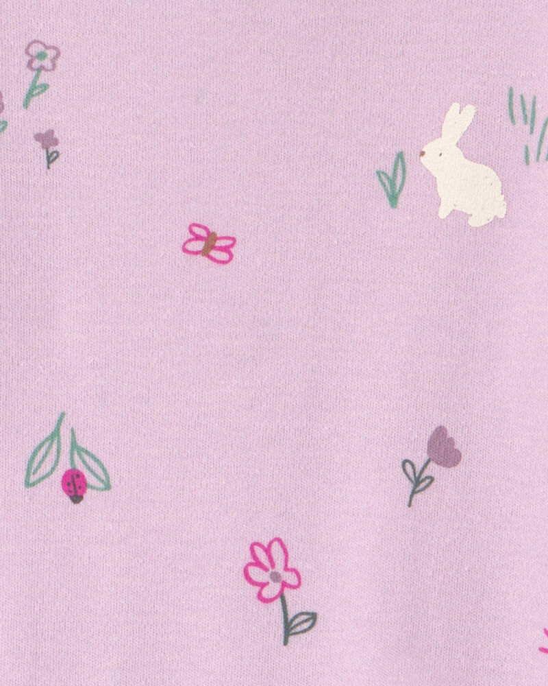 B&eacute;b&eacute; fille - Grenouill&egrave;re &agrave; fermeture &agrave; glissi&egrave;re double sens &agrave; licornes &ndash; Mauve, image 4 sur 5 diapositives