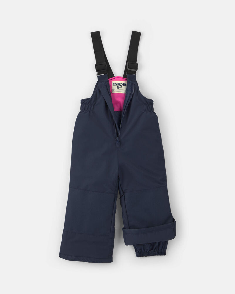 Baby Girl  Solid 2 Piece Puffer Snowsuit- Pink, image 3 of 13 slides