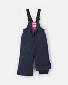 Baby Girl  Solid 2 Piece Puffer Snowsuit- Pink, image 3 of 13 slides