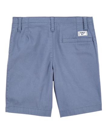 Kid Flat-Front Shorts - Blue, 
