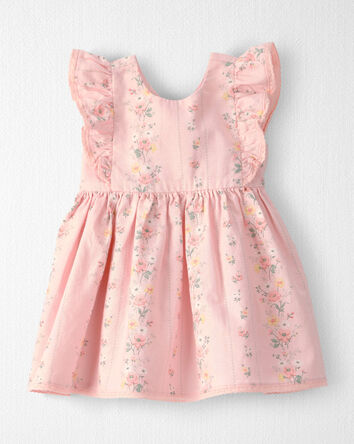 Baby Girl Ruffle Dress Made with Organic Cotton, 