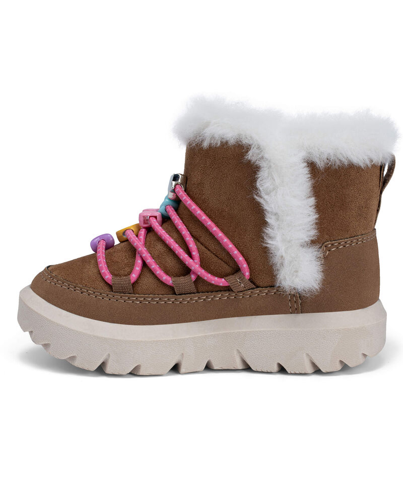 Tout-petit fille - Bottes de mode pour fille - Brun, image 1 sur 6 diapositives