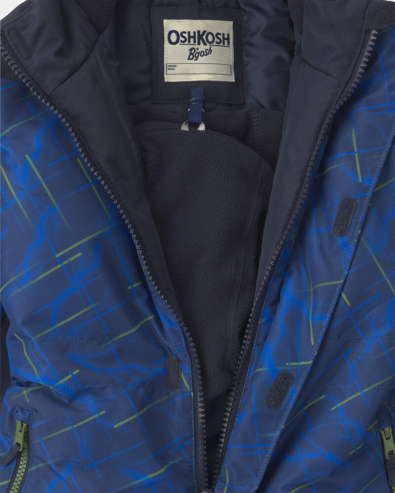 Toddler Boy 1 Piece Snowsuit- Royal Blue, image 5 of 9 slides
