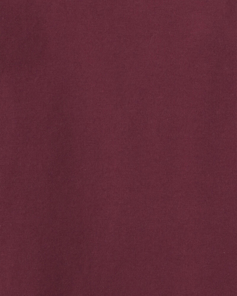 Boys Knit Polo Shirt- Maroon, image 2 of 3 slides