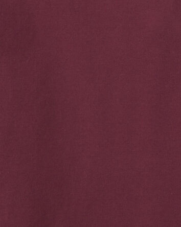 Boys Knit Polo Shirt- Maroon, 