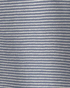 B&eacute;b&eacute; gar&ccedil;on - Combinaison manches longues &agrave; rayures - Bleu marine, image 5 sur 5 diapositives